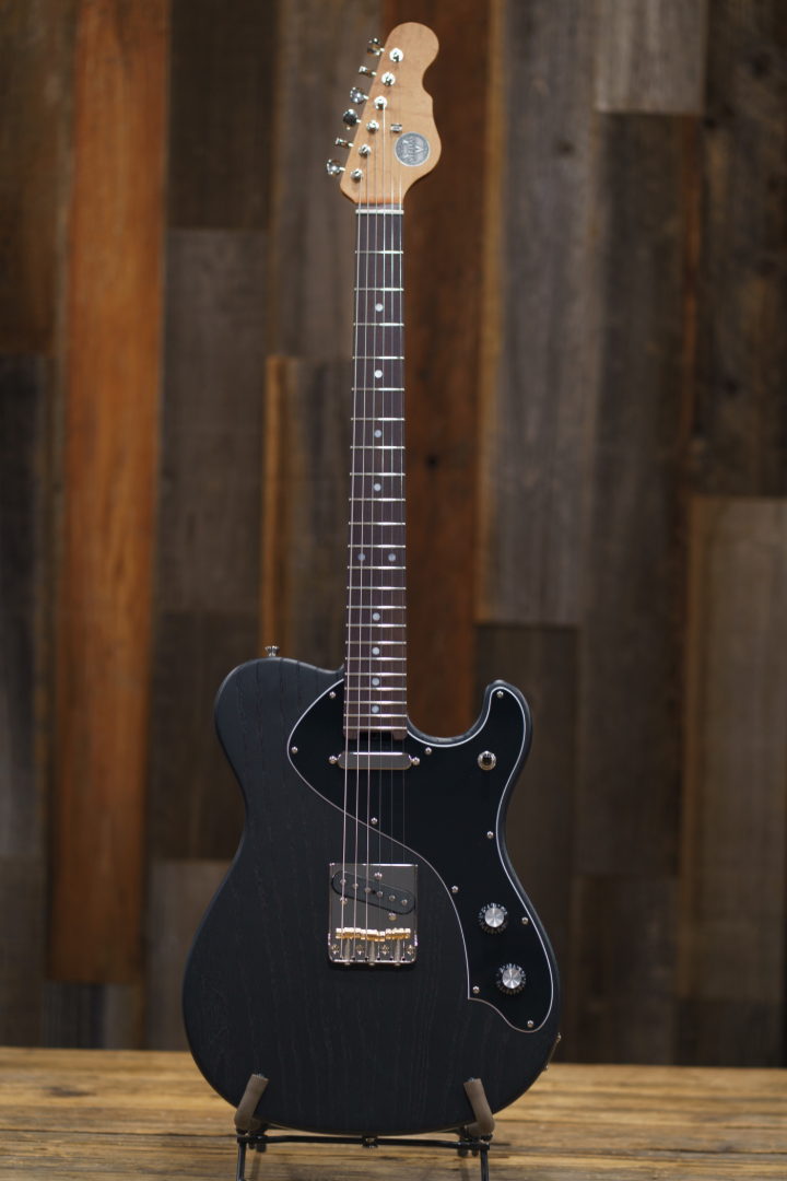 Texas Miracle - Black Open Grain Satin